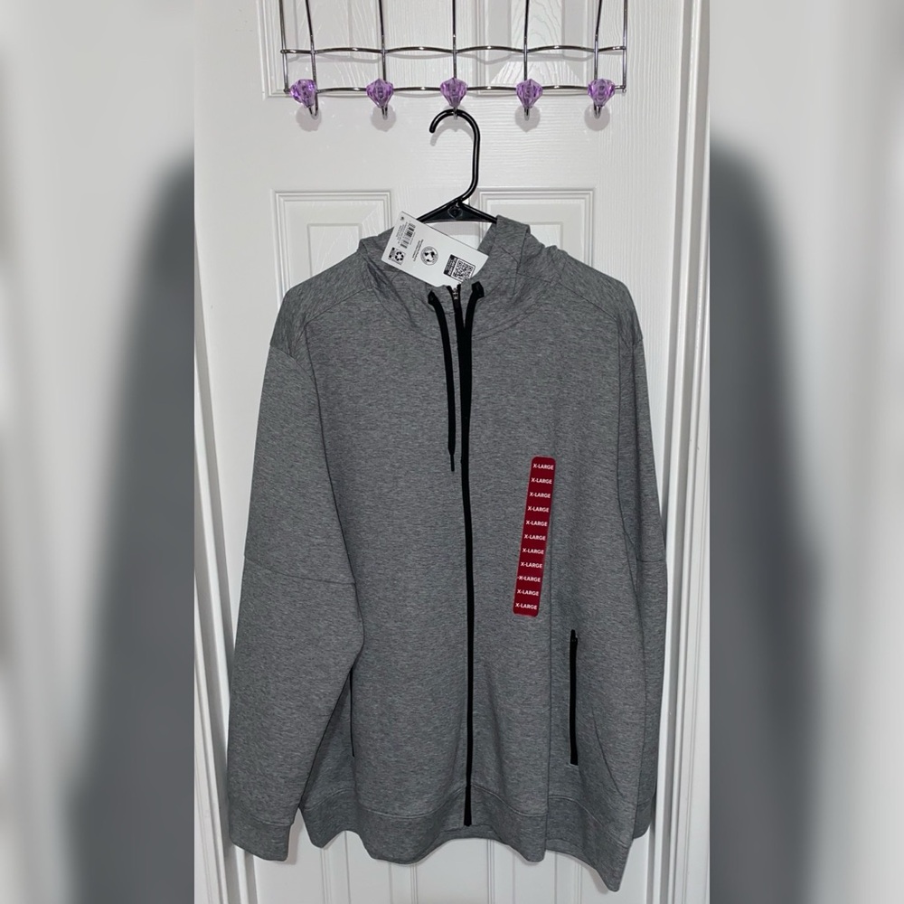 Grey Heather Everyday Full Zip Active Hoodie
